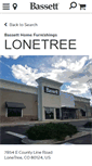 Mobile Screenshot of lonetree.bassettfurniture.com