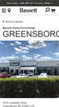 Mobile Screenshot of greensboro.bassettfurniture.com