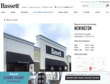 Tablet Screenshot of newington.bassettfurniture.com
