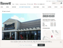 Tablet Screenshot of jensenbeach.bassettfurniture.com