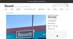 Desktop Screenshot of irvine.bassettfurniture.com