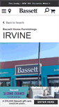 Mobile Screenshot of irvine.bassettfurniture.com
