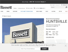 Tablet Screenshot of huntsville.bassettfurniture.com