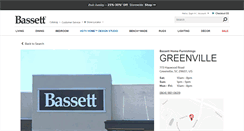 Desktop Screenshot of greenville.bassettfurniture.com